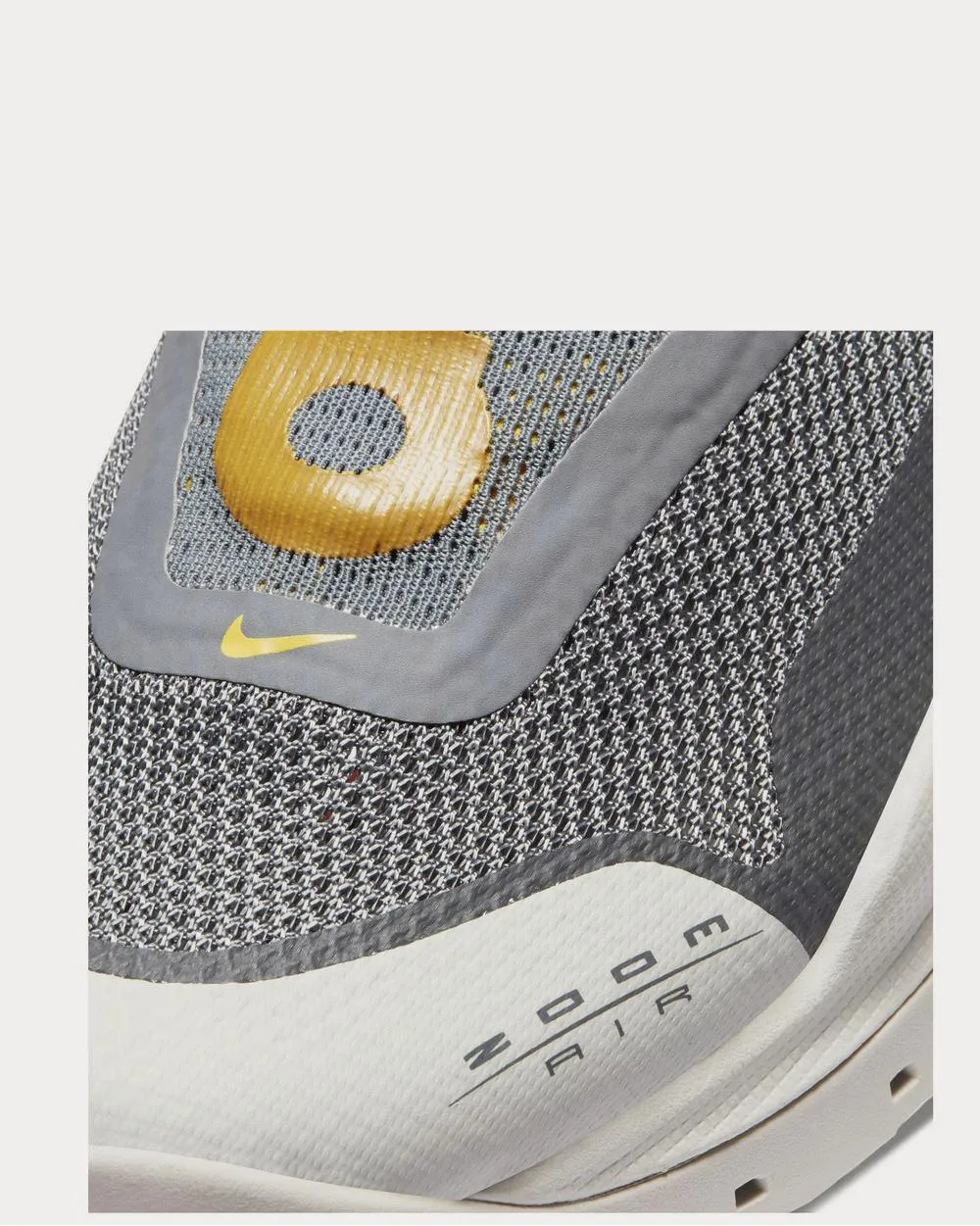 ACG Zoom Air AO Rubber-Trimmed Stretch-Knit Hiking  Gray low top sneakers