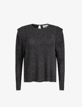 Berenice Elixa Top in Black Silver