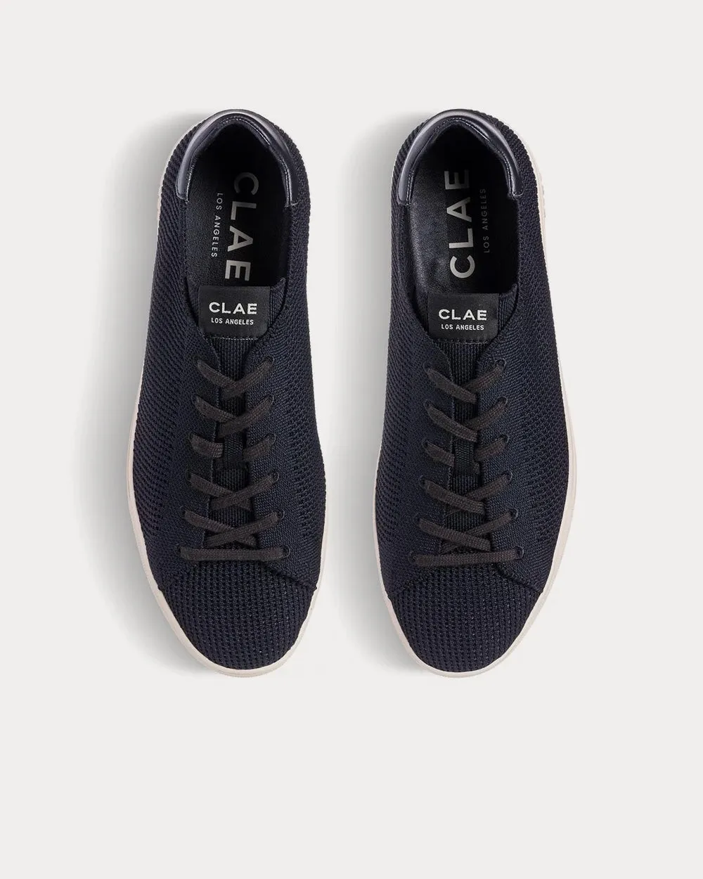 BRADLEY KNIT X SEAQUAL Black Low Top Sneakers