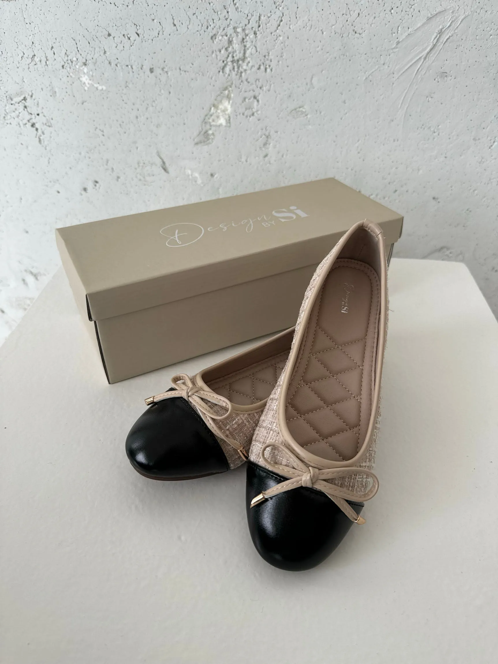 Cetinje ballet flats with bow - Beige