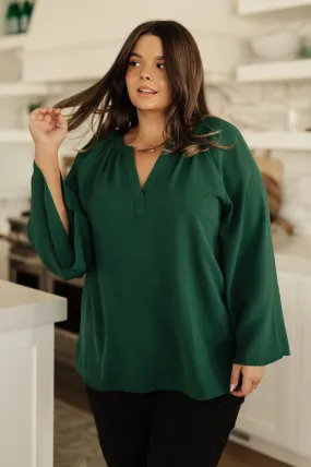 Climb On V-Neck Blouse - 11/8/2024