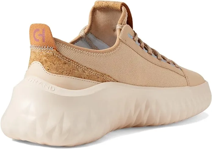 Cole Haan Generation Zerogrand II Sesame/Bleached Tan/Blue Bell Lace Up Sneakers