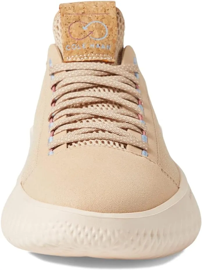 Cole Haan Generation Zerogrand II Sesame/Bleached Tan/Blue Bell Lace Up Sneakers