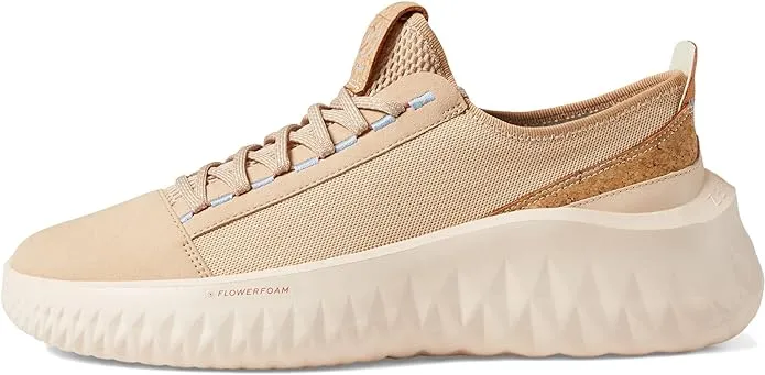 Cole Haan Generation Zerogrand II Sesame/Bleached Tan/Blue Bell Lace Up Sneakers