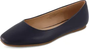 CUSHIONAIRE Women's Skipper Flat with  Memory Foam, Wide Widths Available