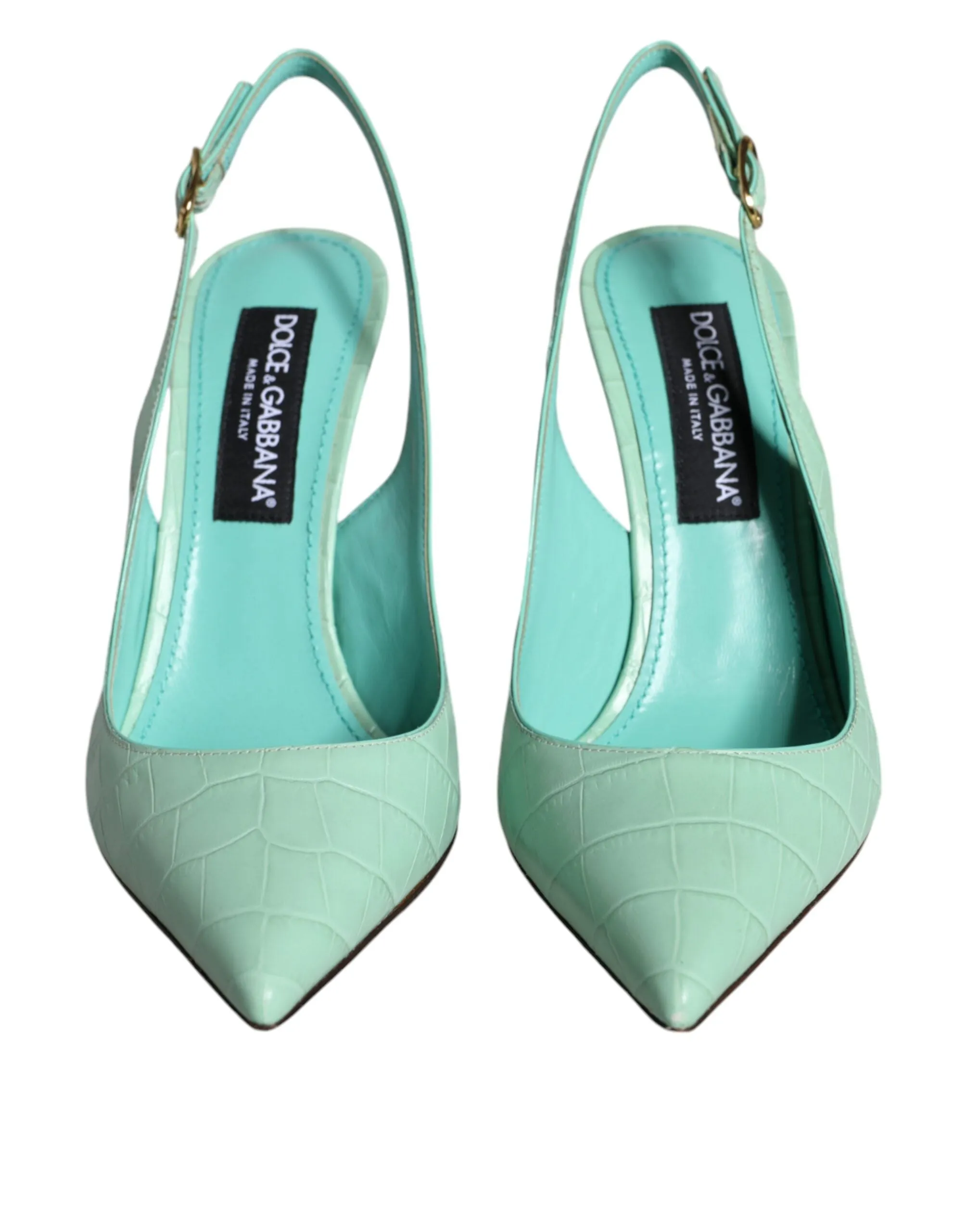 Dolce & Gabbana Slingback Pumps in Mint Green