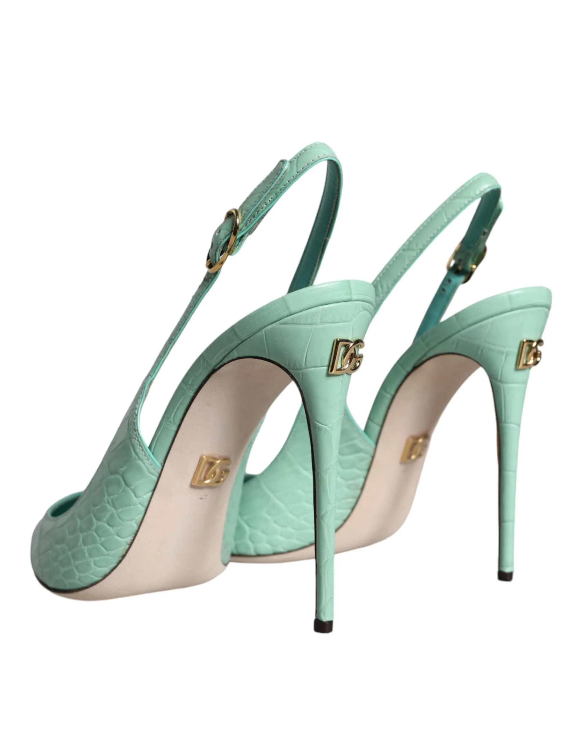 Dolce & Gabbana Slingback Pumps in Mint Green