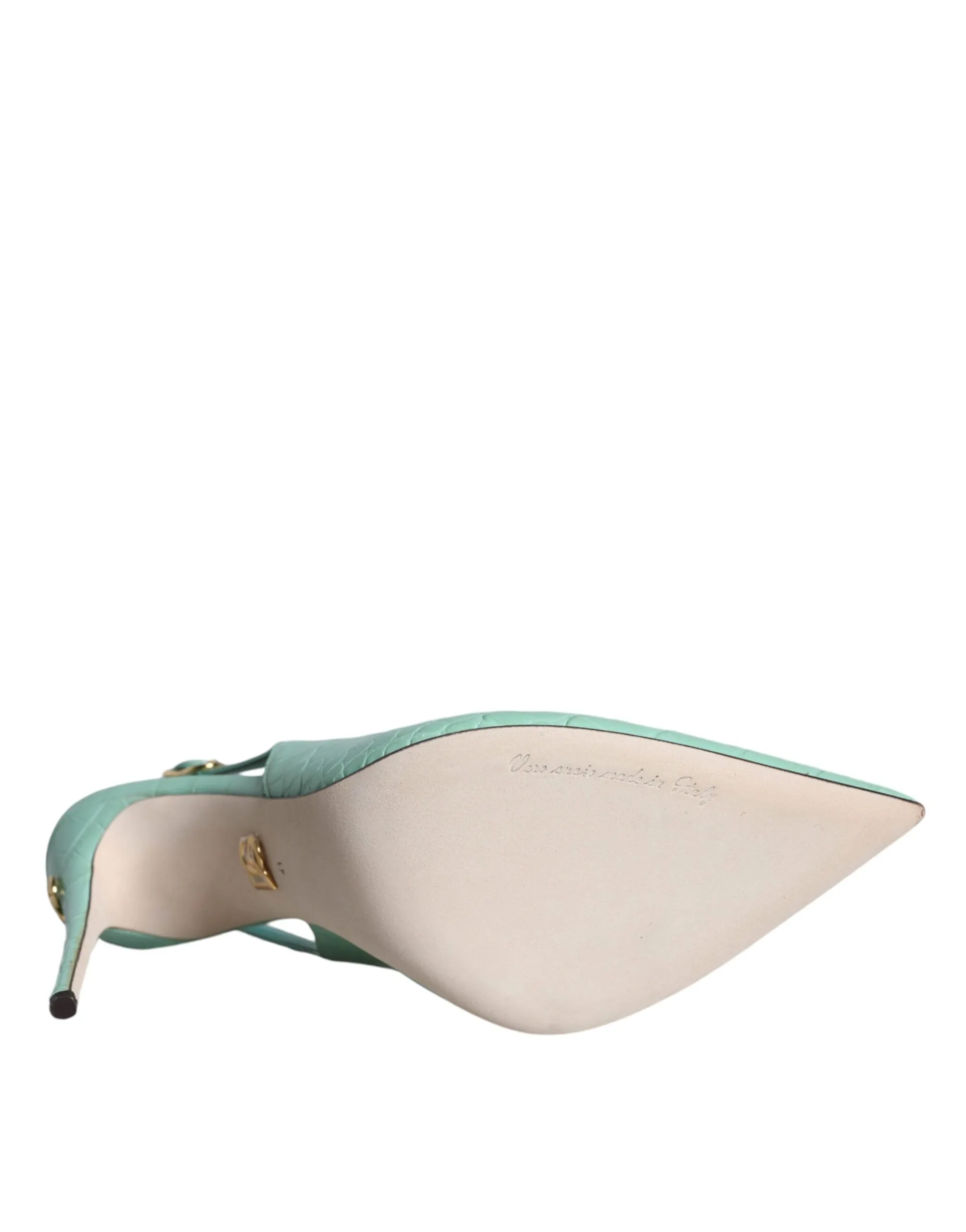 Dolce & Gabbana Slingback Pumps in Mint Green
