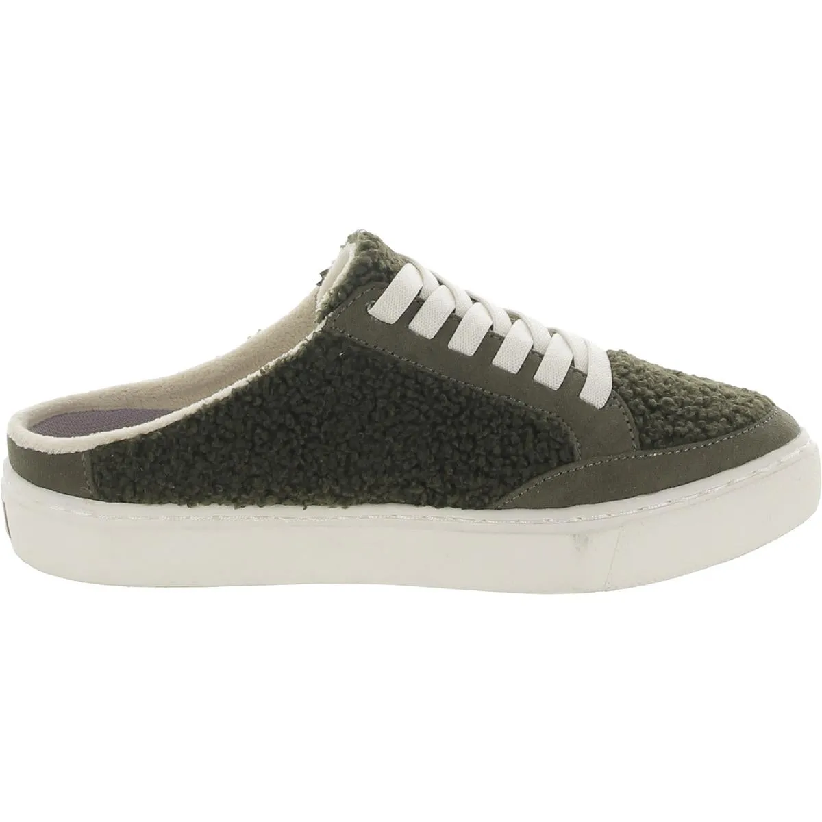 Dr. Scholl's NBD Women's Faux Shearling or Wool Slip On Sneaker Mules
