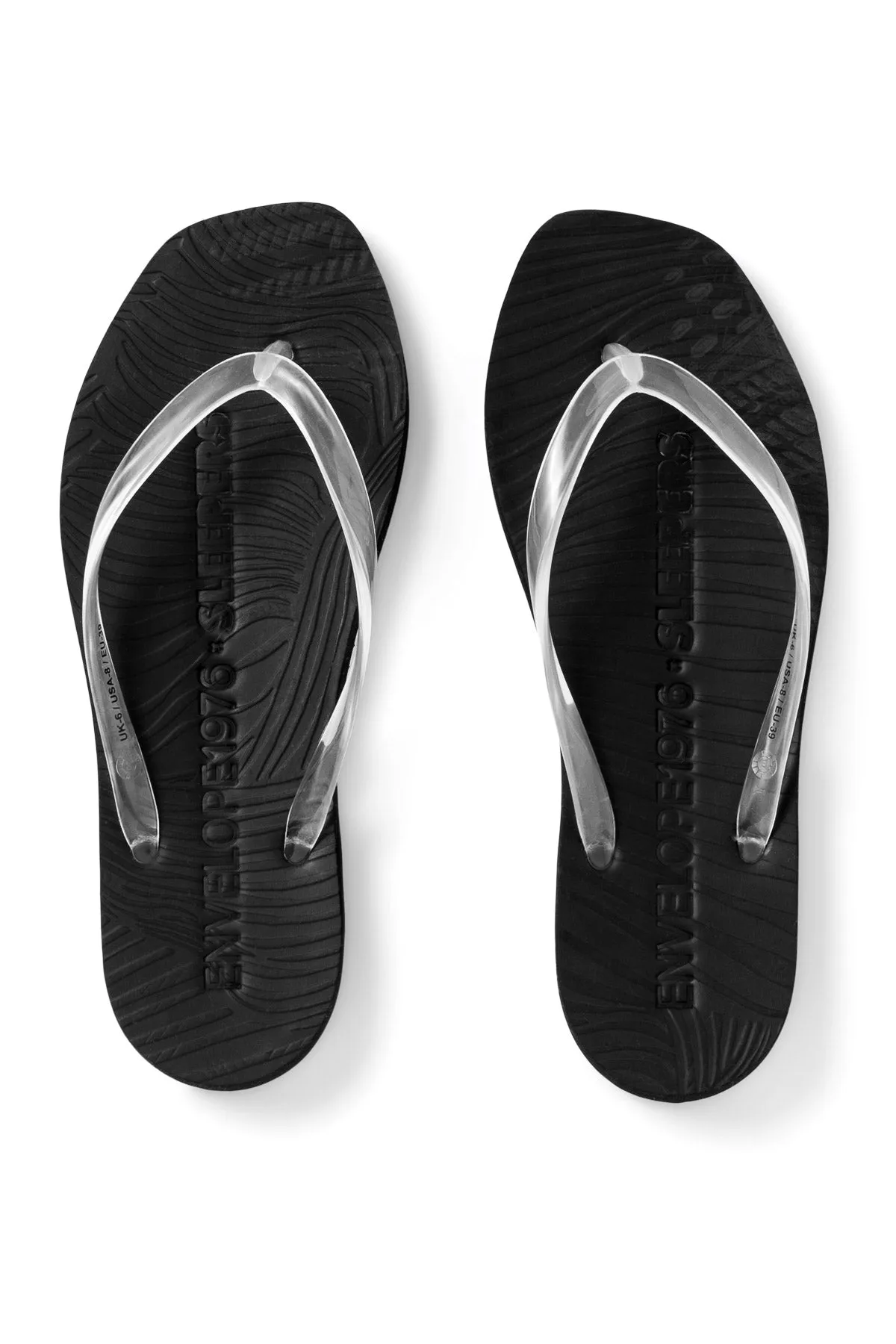 Envelope 1976 x Sleepers Black with transparent strap