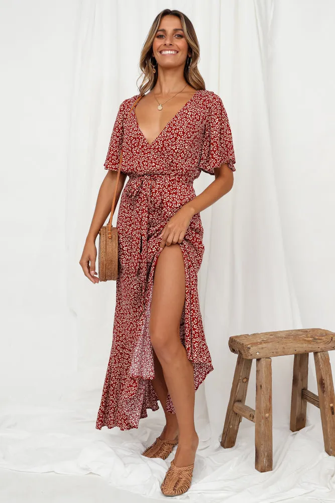 Eternity Maxi Dress Wine