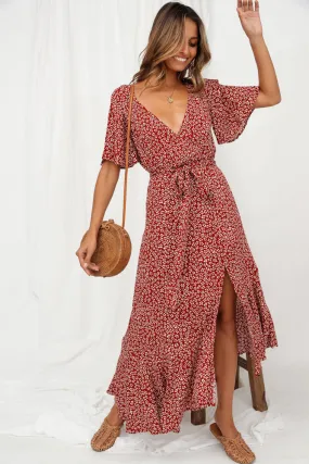 Eternity Maxi Dress Wine