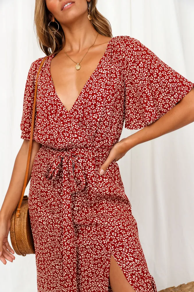 Eternity Maxi Dress Wine