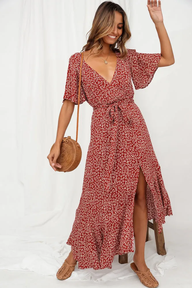 Eternity Maxi Dress Wine