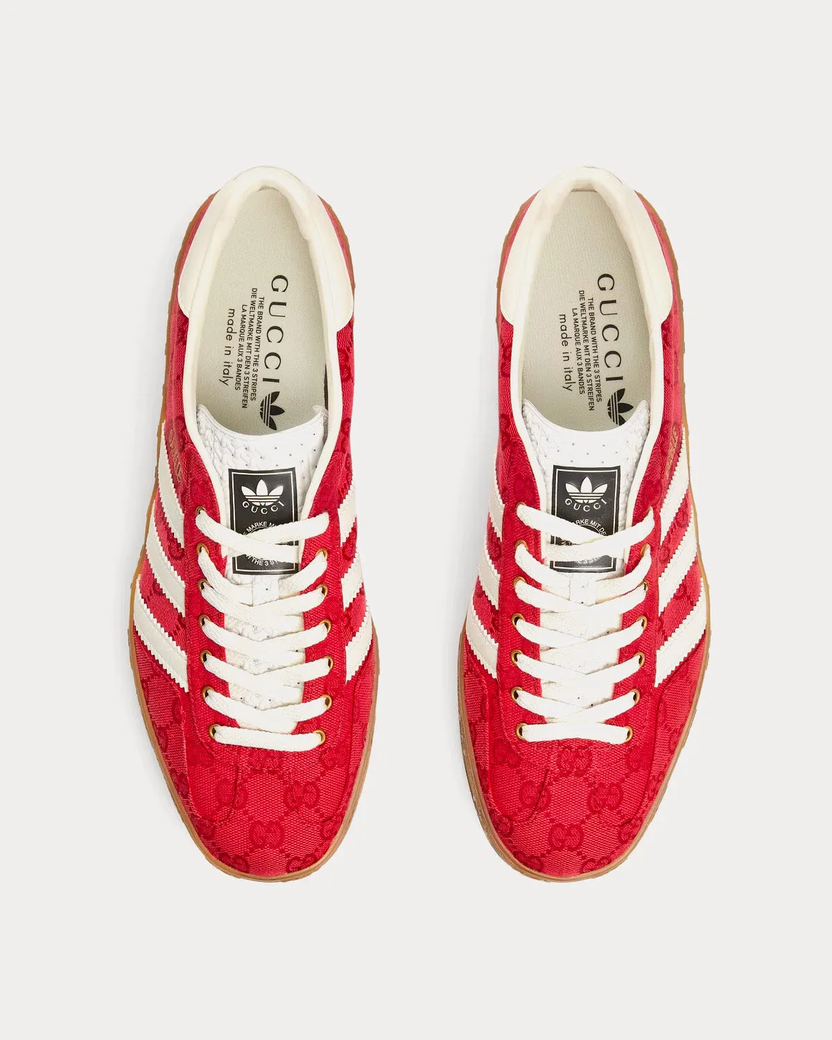 Gazelle Original GG Canvas red Low Top Sneakers
