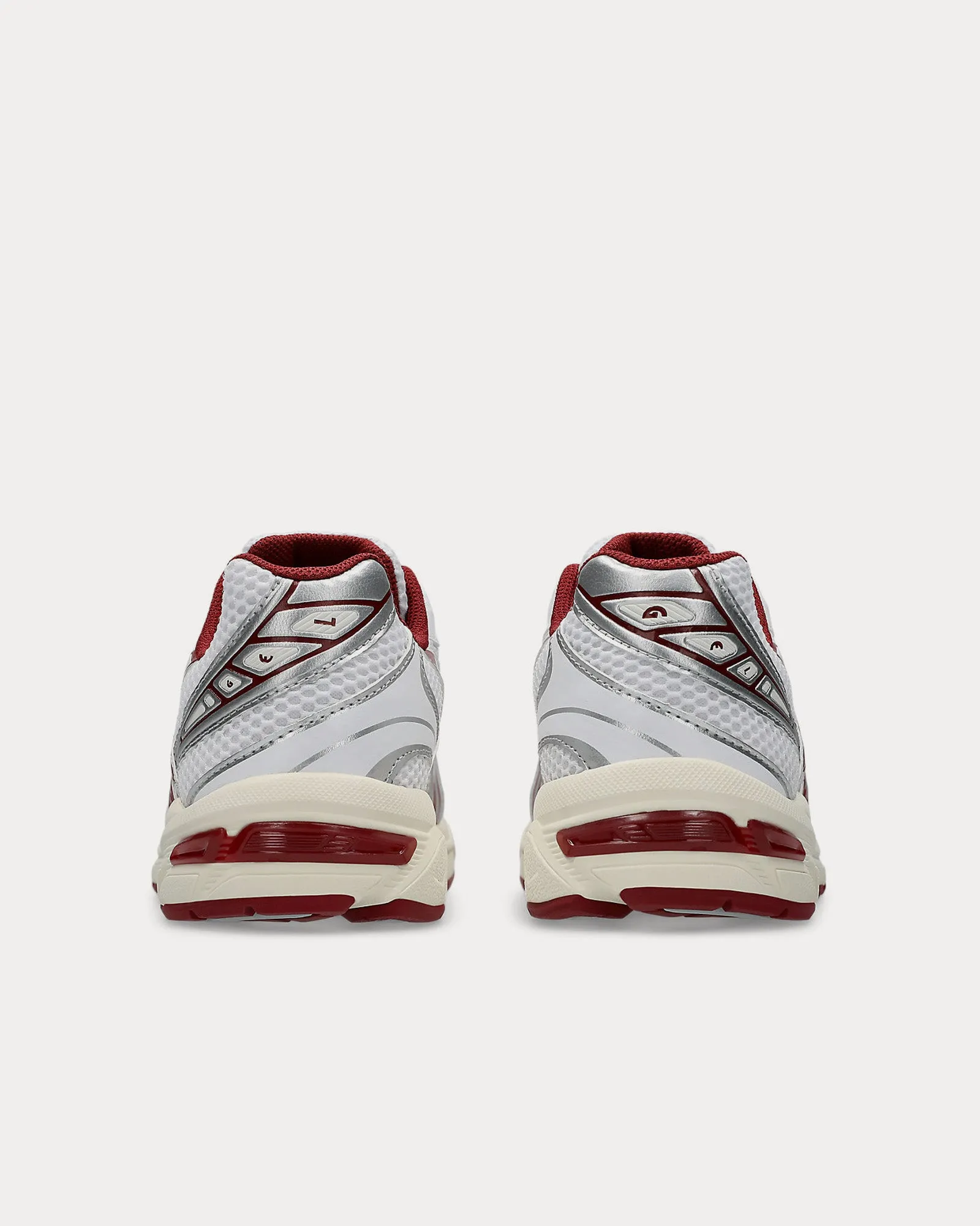 Gel-1130 White / Red Dahlia Low Top Sneakers
