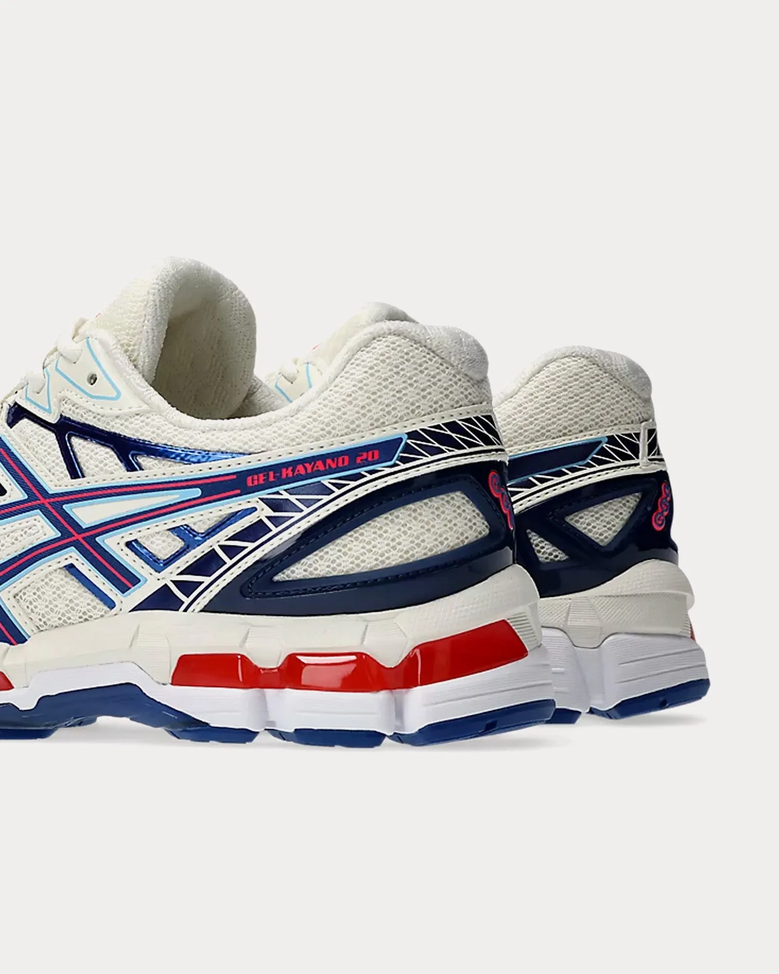 Gel-Kayano 20 Cream / Deep Marine Low Top Sneakers
