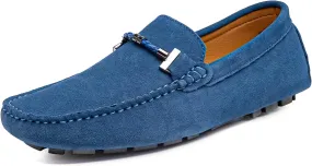 Go Tour Men's Penny Loafers Moccasin Driving Shoes Slip On Flats Boat Shoes