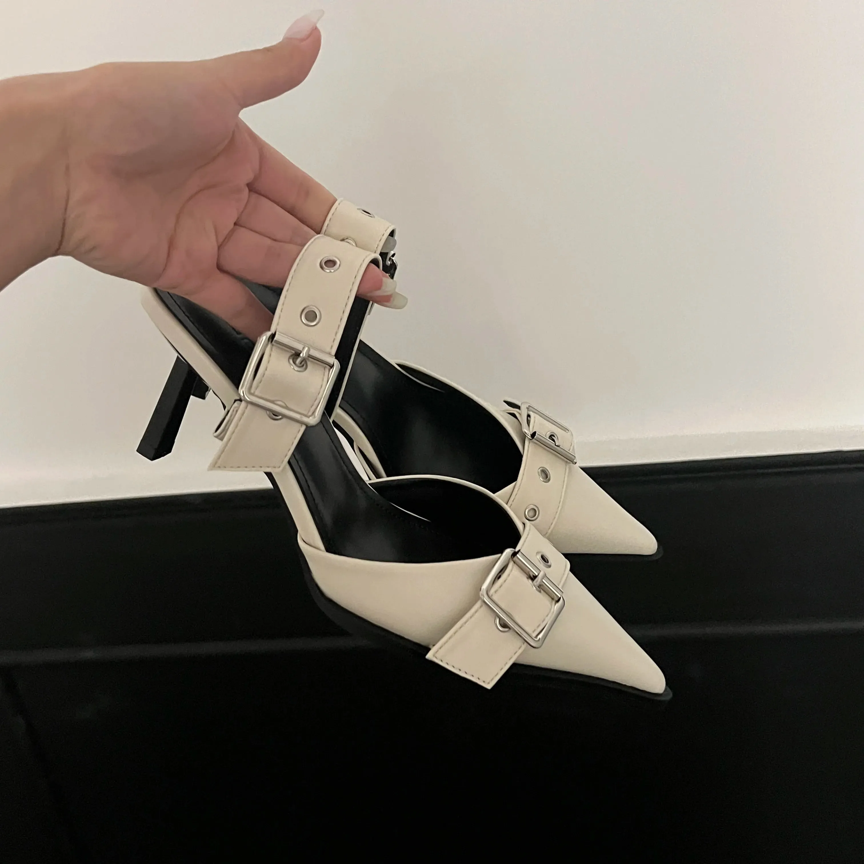 Luxury Heels Slippers Slip on Sandals