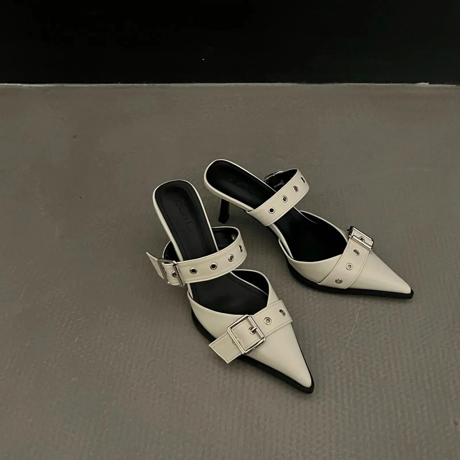 Luxury Heels Slippers Slip on Sandals