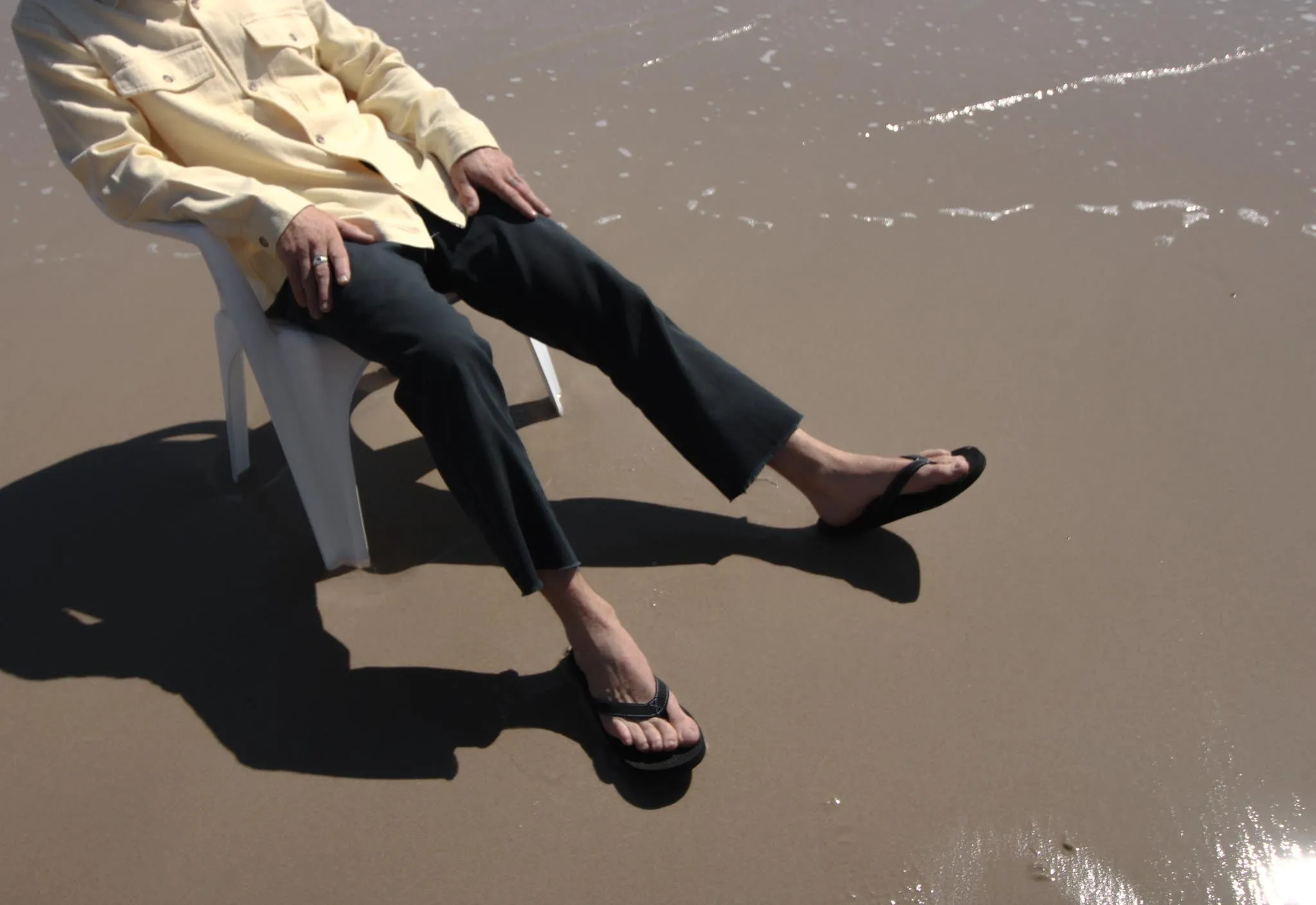Men's Thongs - Contrast Stitch