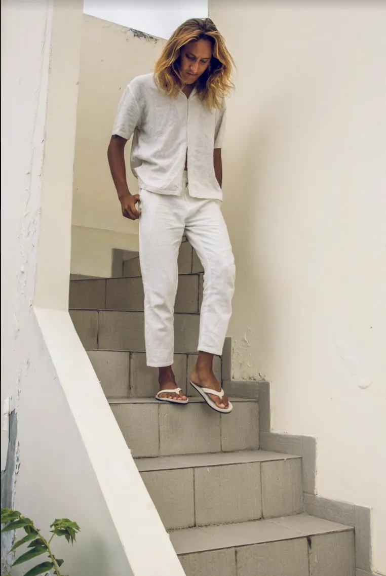 Men's Thongs - Sea Salt