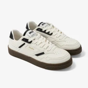 MoEa | GEN9 Corn Grained Vegan Sneakers | Black & White