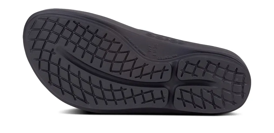 Oofos Women's OOlala Flip Flop Sandal - Black