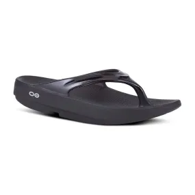 Oofos Women's OOlala Flip Flop Sandal - Black