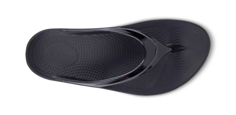 Oofos Women's OOlala Flip Flop Sandal - Black