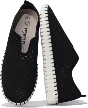 Project Cloud Womens Shoes – Lightweight Summer Loafers for Women with Memory Foam Insole – Stylish & Comfortable Womens Loafers - Perfect Spring Shoes for Women 2025 (Lily, Black, 11)