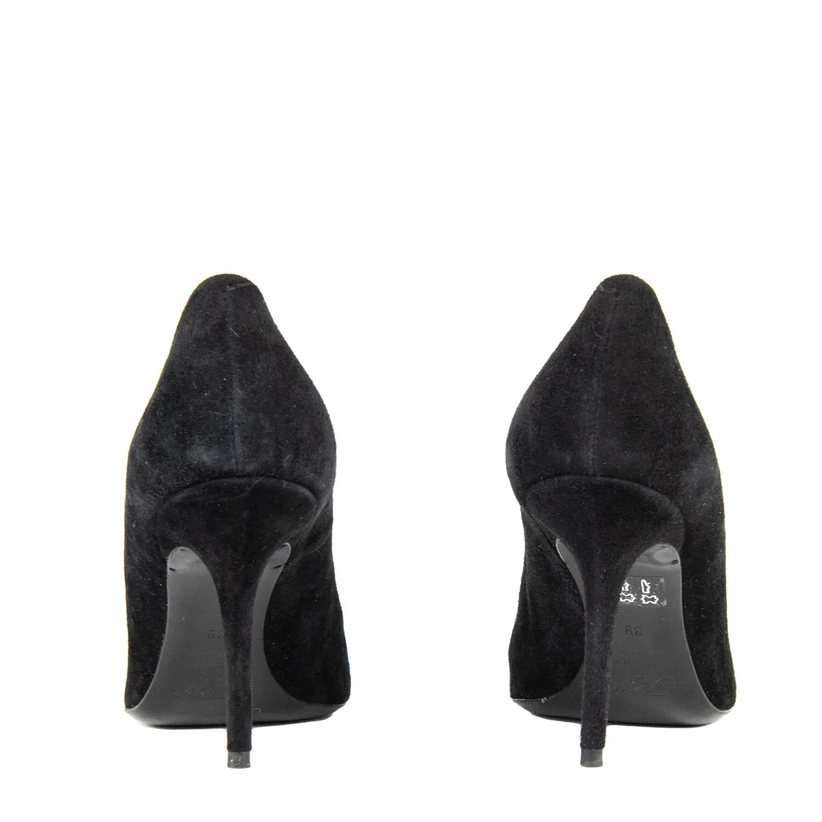 Roger Vivier Black Suede Pumps Size US 9 | EU 39