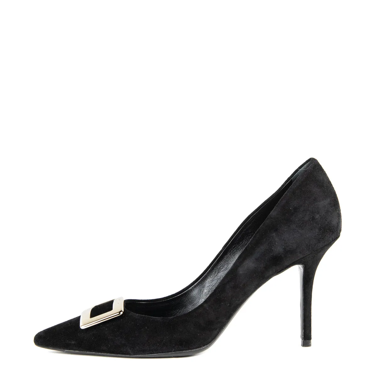 Roger Vivier Black Suede Pumps Size US 9 | EU 39