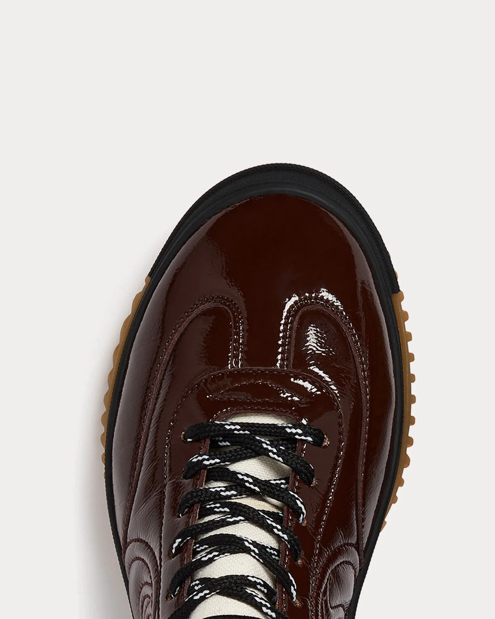 S-Wave Sport Panelled Mocha Brown Low Top Sneakers