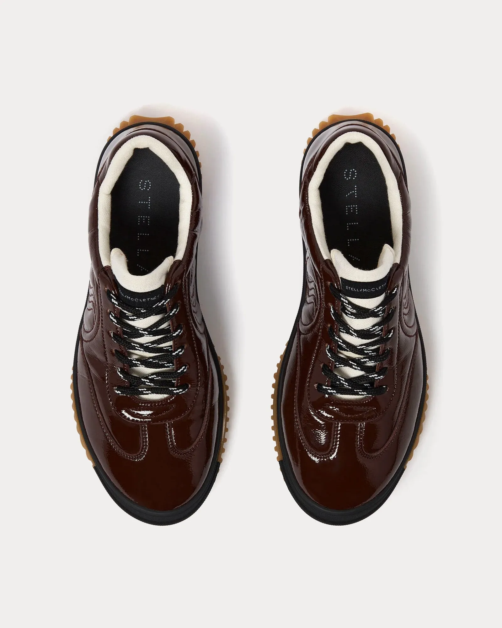 S-Wave Sport Panelled Mocha Brown Low Top Sneakers