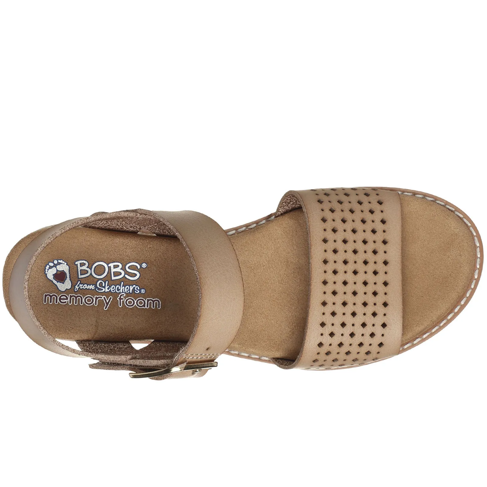 Skechers Womens Bob Desert Kiss Sandals - Natural
