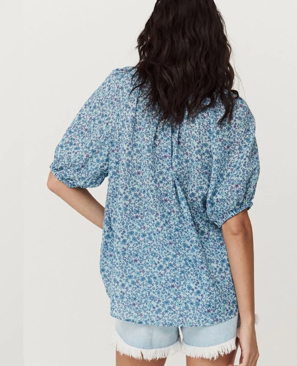 Spell Love Jetty Blouse Blue Nirvana
