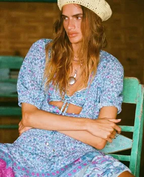 Spell Love Jetty Blouse Blue Nirvana