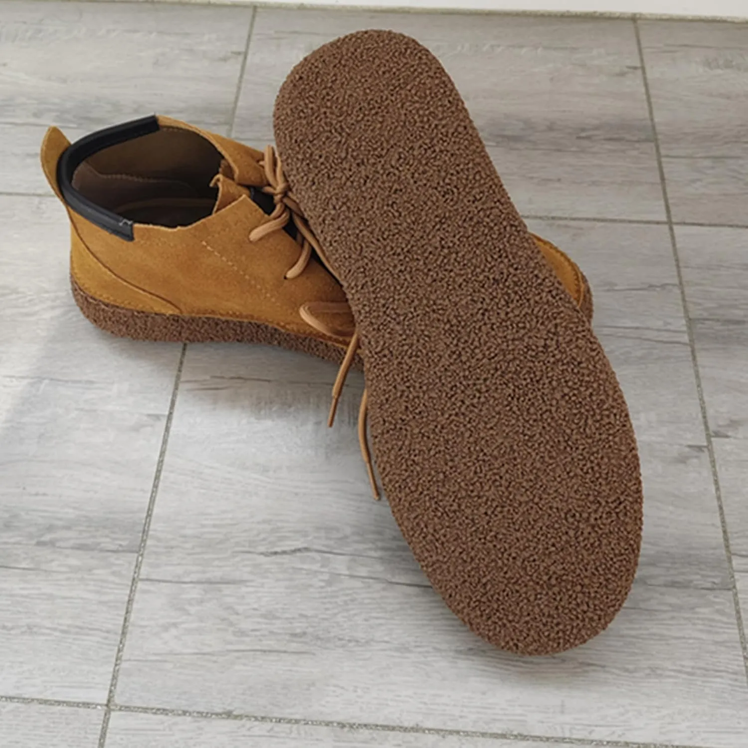 SywzX&xfybz Cow Suede Men's Casual Loafers Anti Slip Soft Soled Driving Shoes Men's Leather Shoes