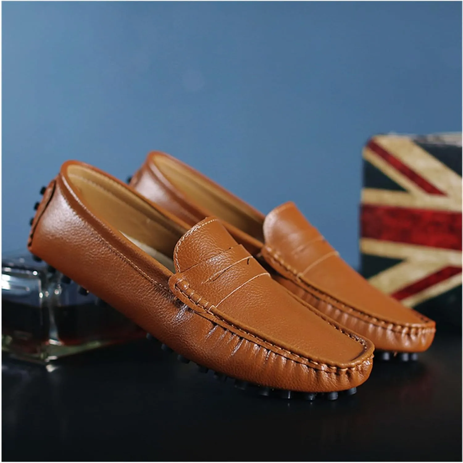SywzX&xfybz Men's Loafers Slip on Shoes Loafers Driving Loafers Casual Penny Loafers for Men