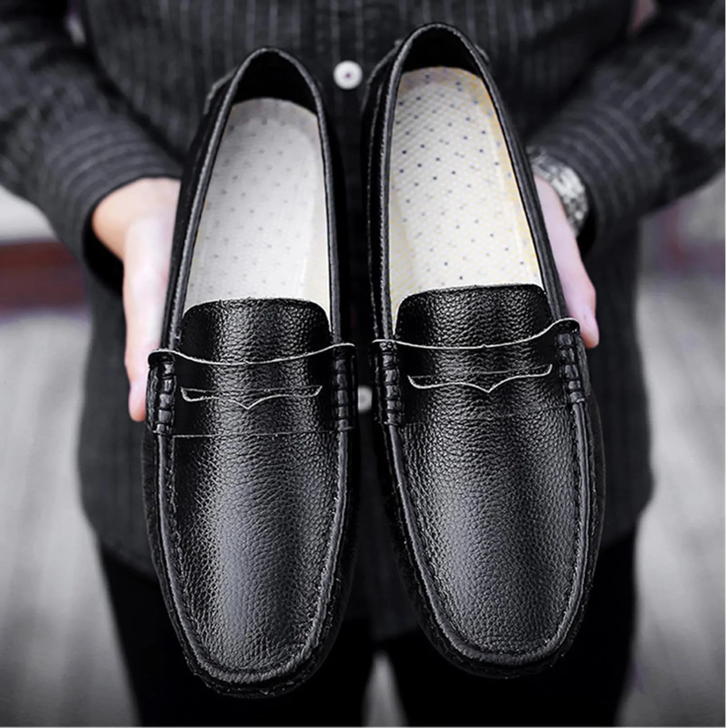 SywzX&xfybz Men's Loafers Slip on Shoes Loafers Driving Loafers Casual Penny Loafers for Men