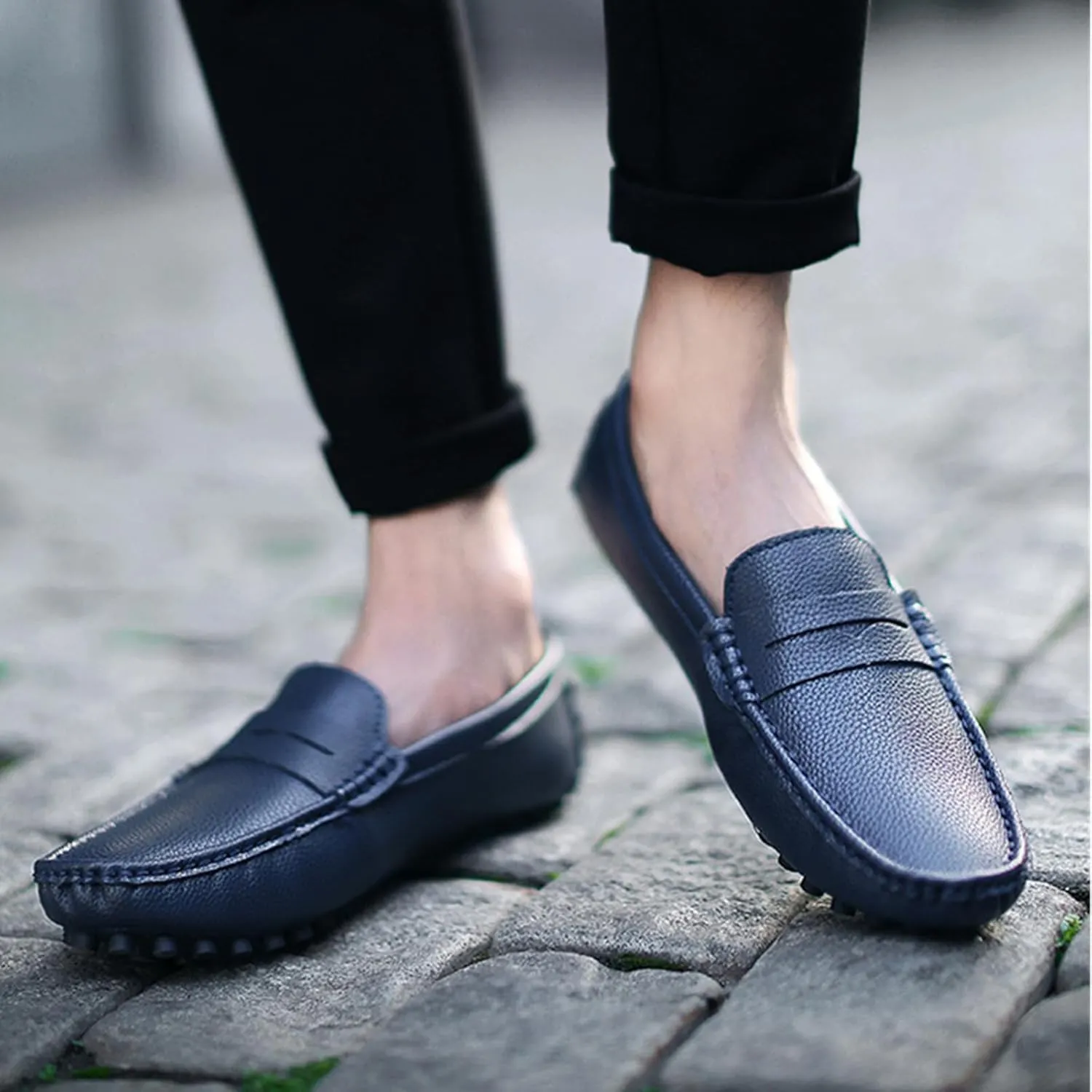 SywzX&xfybz Men's Loafers Slip on Shoes Loafers Driving Loafers Casual Penny Loafers for Men