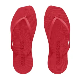 Tapered Red Flip Flop