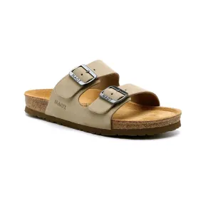 Teva Naot Women's slides Shahar Natural Light Brown Suede