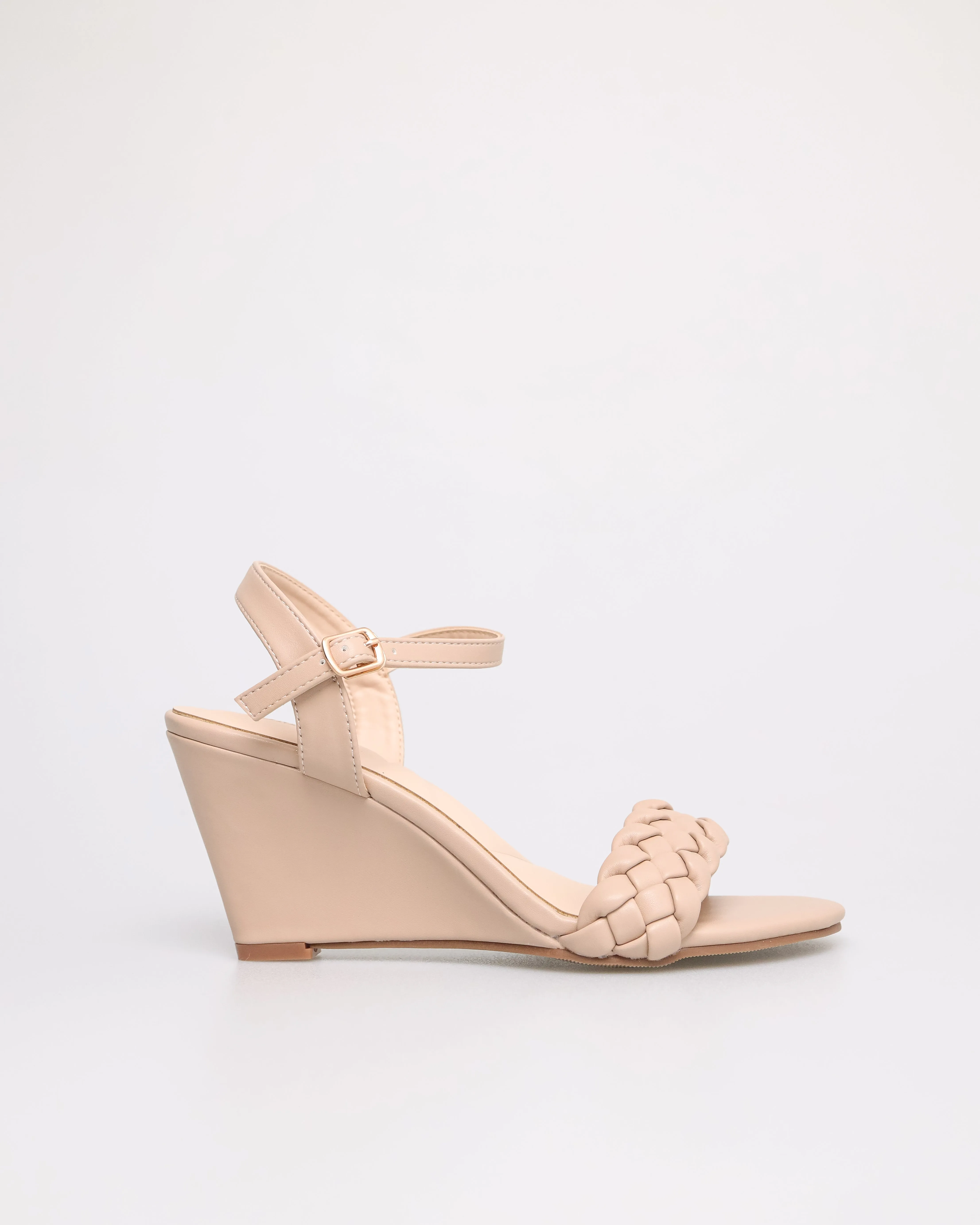 Tomaz NN200 Ladies Braided Wedges Heels