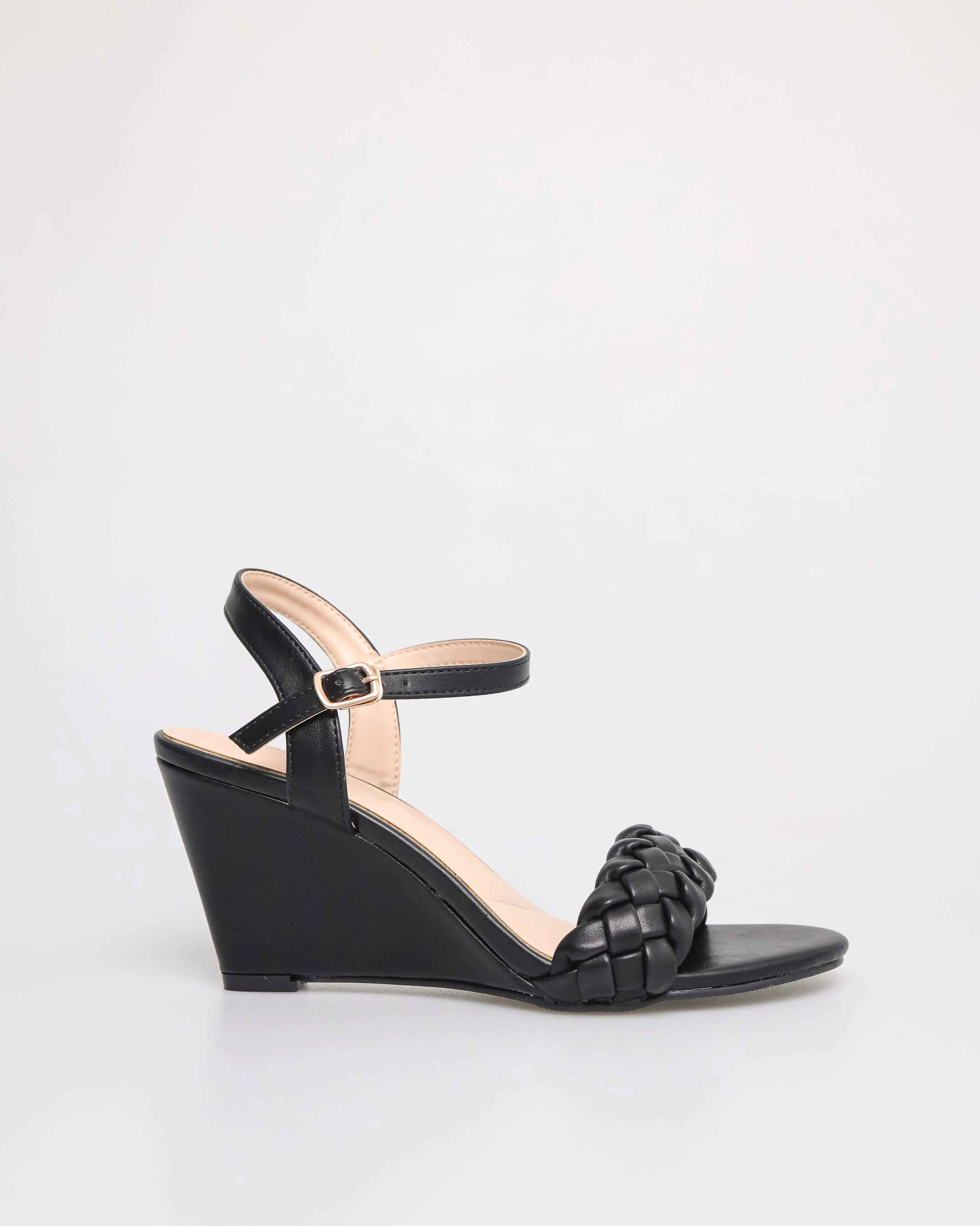 Tomaz NN200 Ladies Braided Wedges Heels