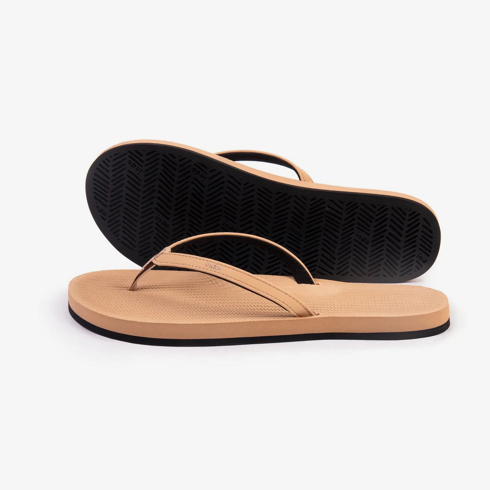 Women's Flip Flops - Soil Light