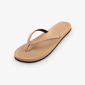 Women's Flip Flops - Soil Light